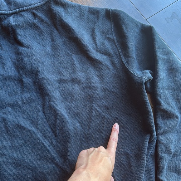 POLO RALPH LAUREN Black Quarter Zip - Picture 5 of 6